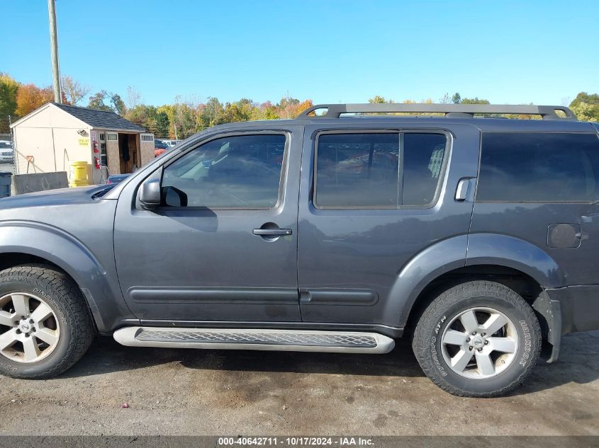 2011 Nissan Pathfinder Sv VIN: 5N1AR1NB6BC622609 Lot: 40642711