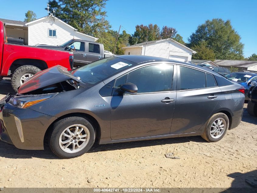 2019 Toyota Prius Xle VIN: JTDL9RFU6K3001642 Lot: 40642741