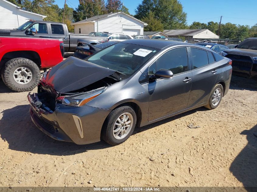 2019 Toyota Prius Xle VIN: JTDL9RFU6K3001642 Lot: 40642741