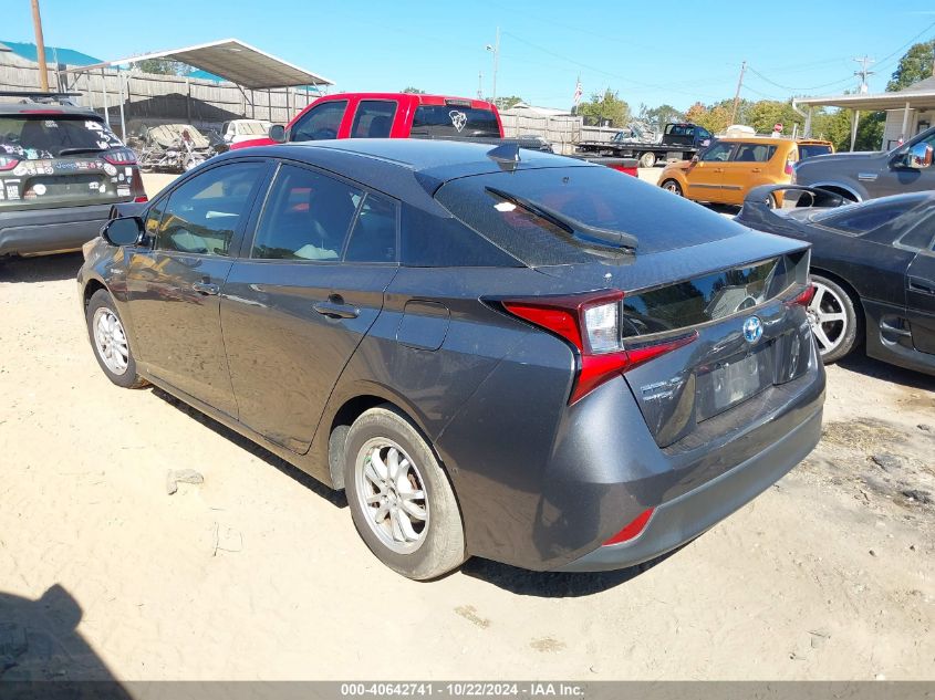 2019 Toyota Prius Xle VIN: JTDL9RFU6K3001642 Lot: 40642741