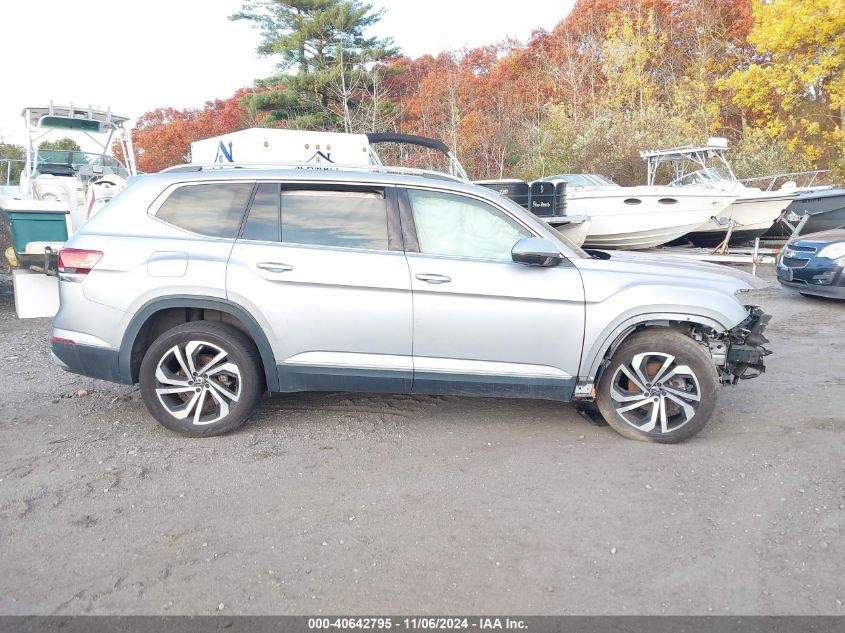 2021 Volkswagen Atlas 3.6L V6 Sel Premium VIN: 1V2TR2CA1MC537532 Lot: 40642795