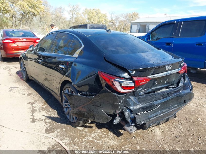 2018 Infiniti Q50 3.0T Red Sport 400 VIN: JN1FV7AR7JM481105 Lot: 40642834