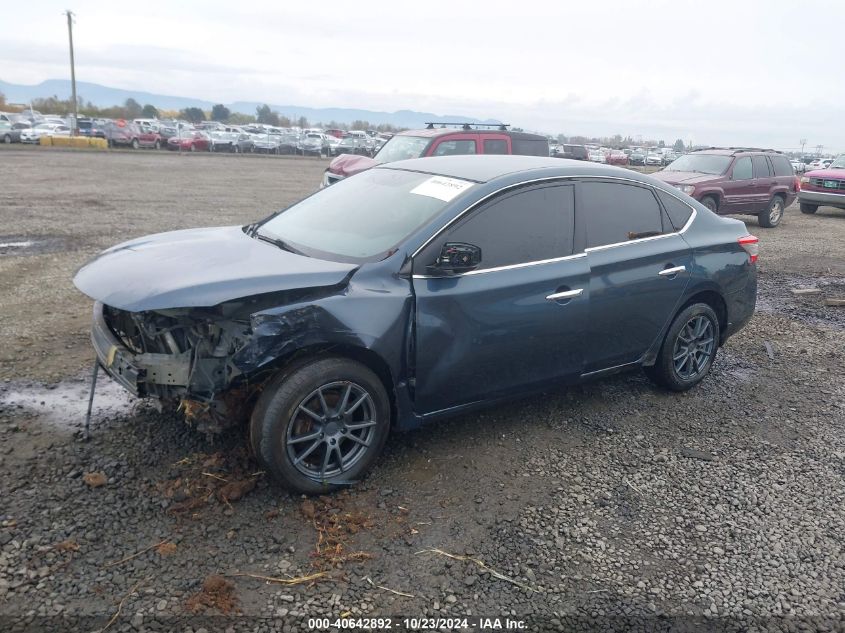 VIN 3N1AB7AP8EY265378 2014 Nissan Sentra, S no.2