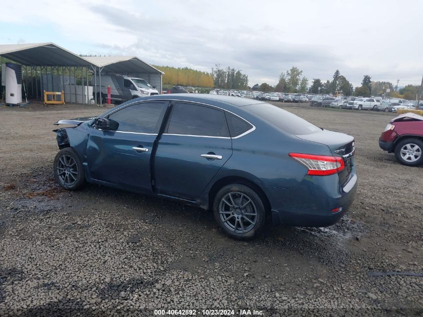 VIN 3N1AB7AP8EY265378 2014 Nissan Sentra, S no.3