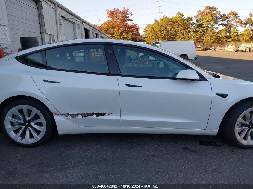 2021 Tesla Model 3 Long Range Dual Motor All-Wheel Drive VIN: 5YJ3E1EBXMF855729 Lot: 40642942