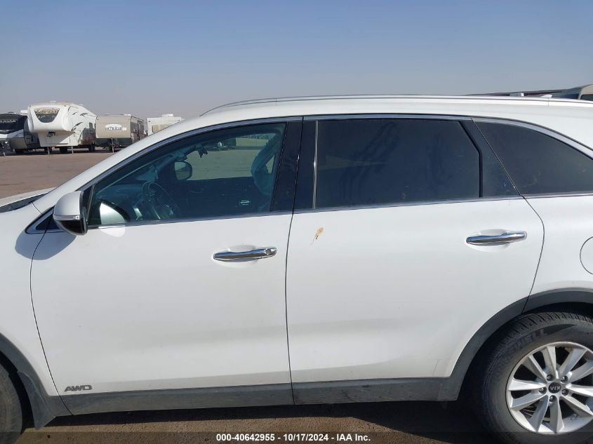 2019 KIA SORENTO 2.4L LX - 5XYPGDA38KG575163