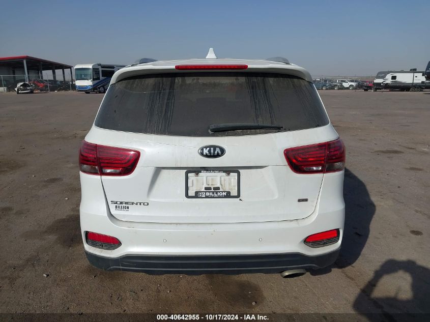 2019 Kia Sorento 2.4L Lx VIN: 5XYPGDA38KG575163 Lot: 40642955