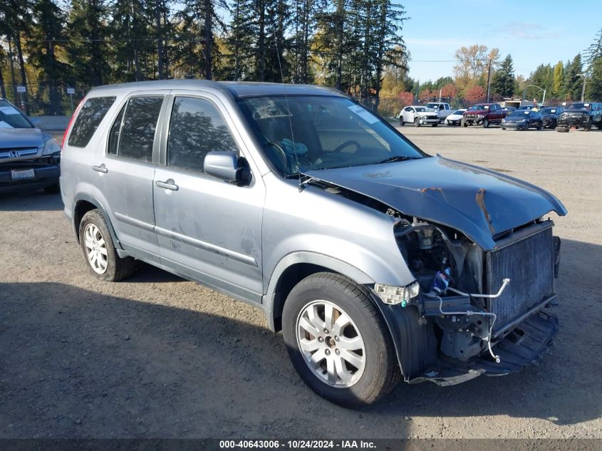 2006 Honda Cr-V Se VIN: JHLRD78986C056866 Lot: 40643006