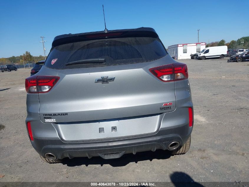 2023 Chevrolet Trailblazer Awd Rs VIN: KL79MUSL6PB178565 Lot: 40643078