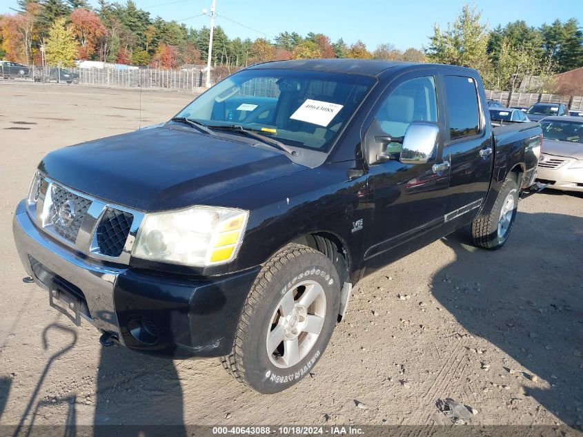 2004 Nissan Titan Se VIN: 1N6AA07B04N544982 Lot: 40643088