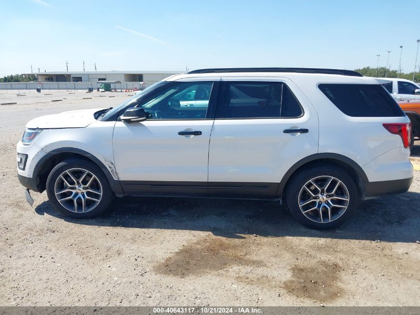 2017 Ford Explorer Sport VIN: 1FM5K8GT5HGD17401 Lot: 40643117