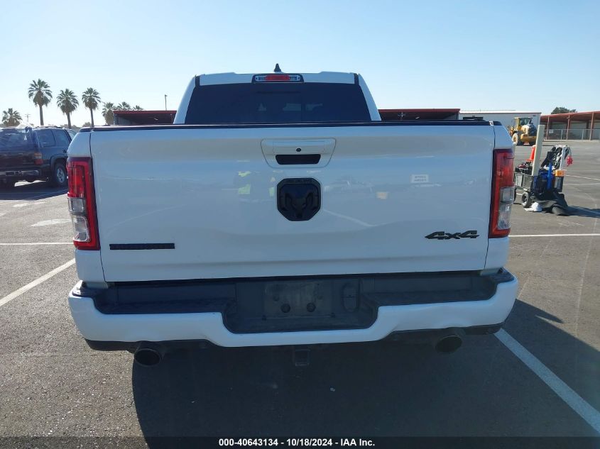 2021 Ram 1500 Big Horn 4X4 6'4 Box VIN: 1C6SRFBT8MN822635 Lot: 40643134