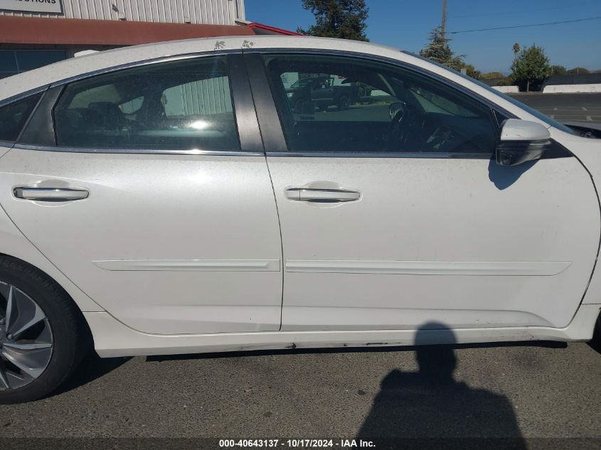 2019 Honda Insight Touring VIN: 19XZE4F91KE009970 Lot: 40643137