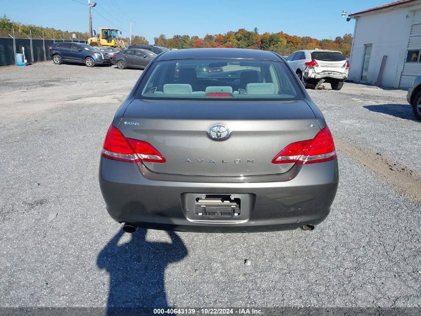 2007 Toyota Avalon Xl VIN: 4T1BK36B17U205760 Lot: 40643139