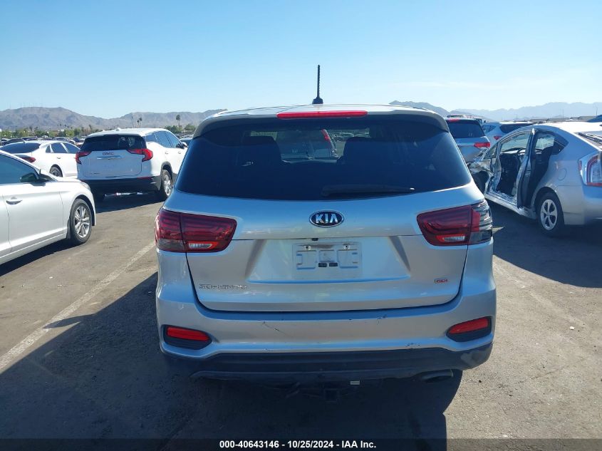 2019 Kia Sorento 2.4L Lx VIN: 5XYPG4A33KG517302 Lot: 40643146