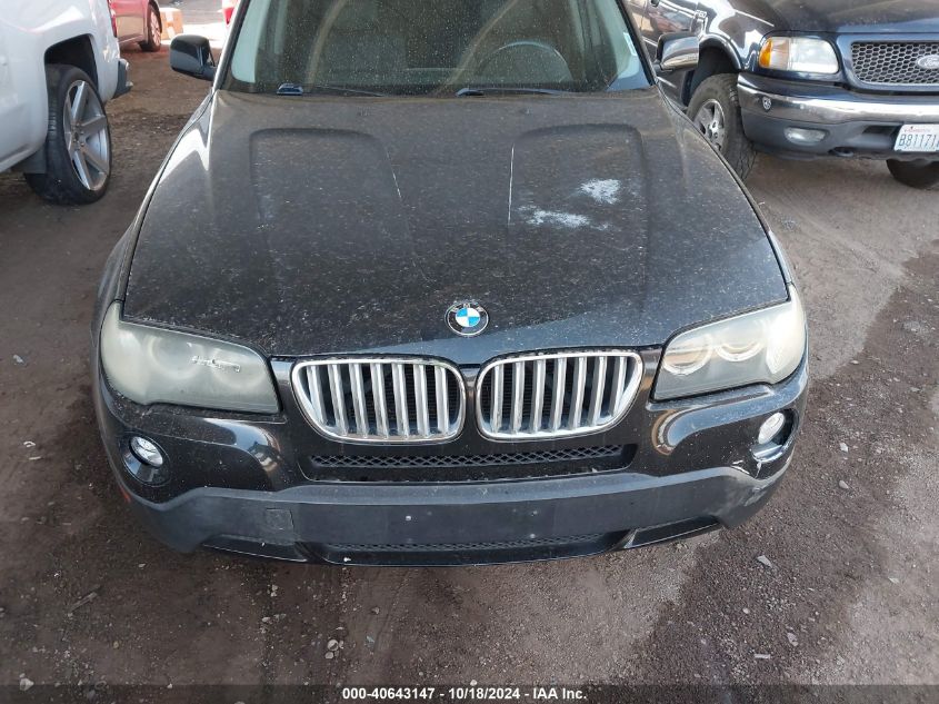 2007 BMW X3 3.0Si VIN: WBXPC93457WF02766 Lot: 40643147