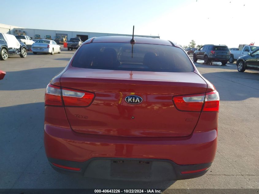 2015 Kia Rio Lx VIN: KNADM4A31F6502783 Lot: 40643226