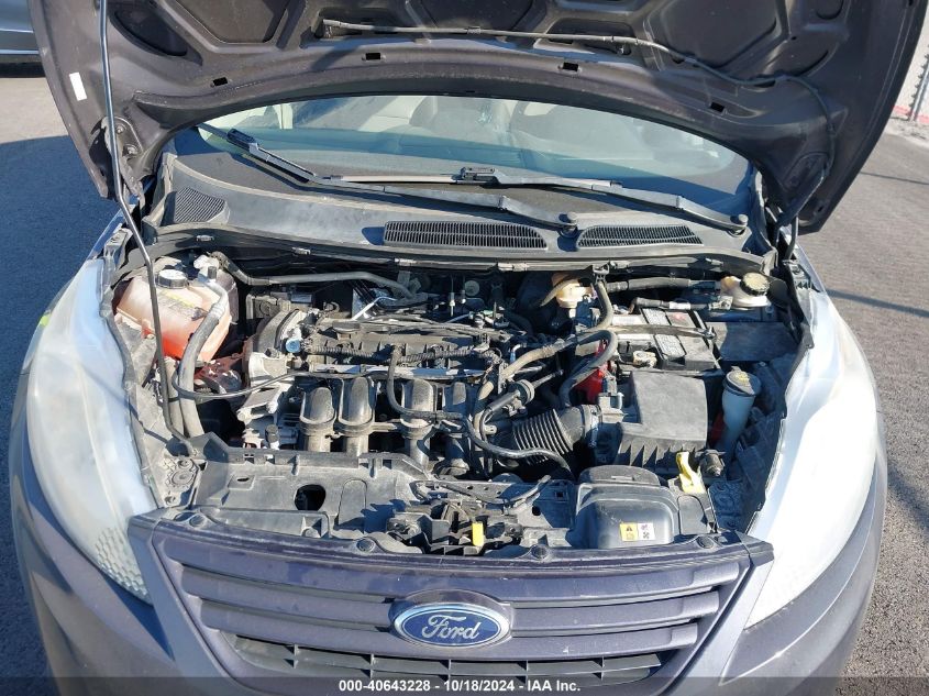 2013 Ford Fiesta S VIN: 3FADP4AJ5DM109204 Lot: 40643228