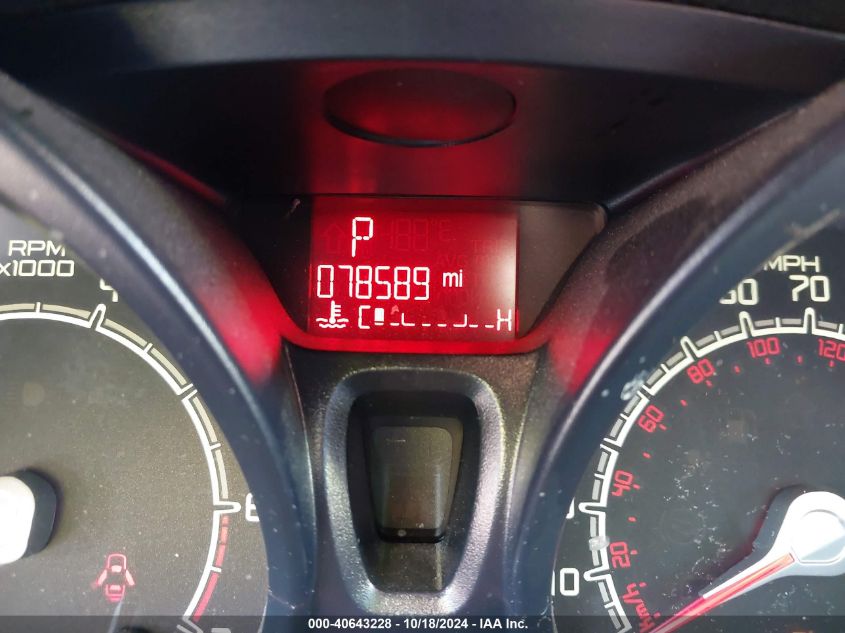 2013 Ford Fiesta S VIN: 3FADP4AJ5DM109204 Lot: 40643228