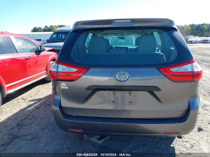 2016 Toyota Sienna L 7 Passenger VIN: 5TDZK3DCXGS700316 Lot: 40643229