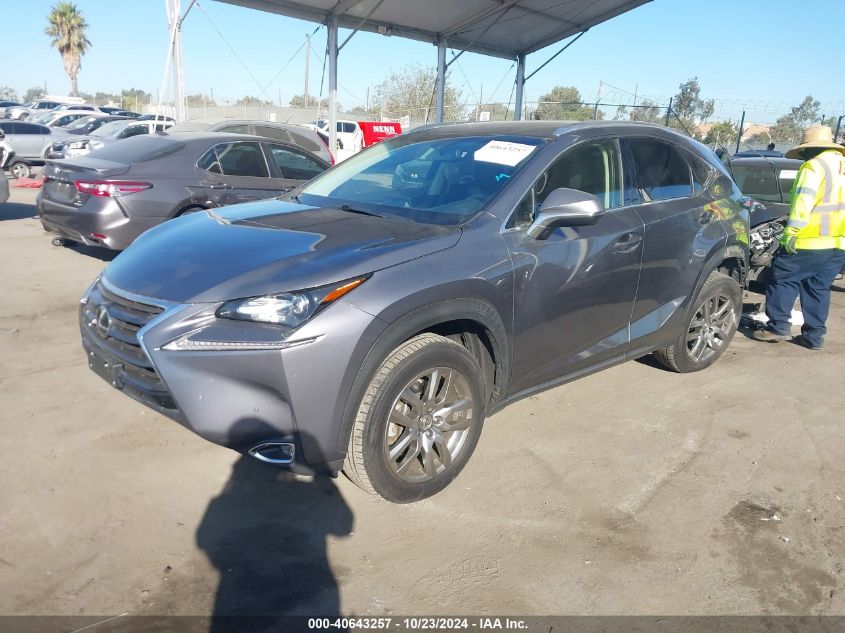 VIN JTJYARBZ2G2022187 2016 Lexus NX, 200T no.2