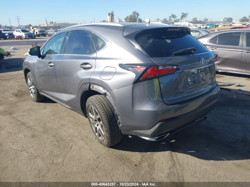 VIN JTJYARBZ2G2022187 2016 Lexus NX, 200T no.3