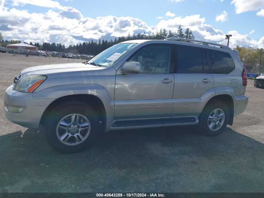 2005 Lexus Gx 470 VIN: JTJBT20X150095374 Lot: 40643259