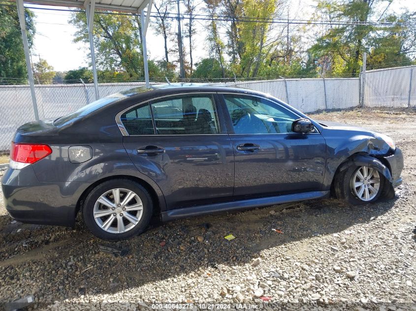 2011 Subaru Legacy 2.5I Premium VIN: 4S3BMBC69B3213510 Lot: 40643275