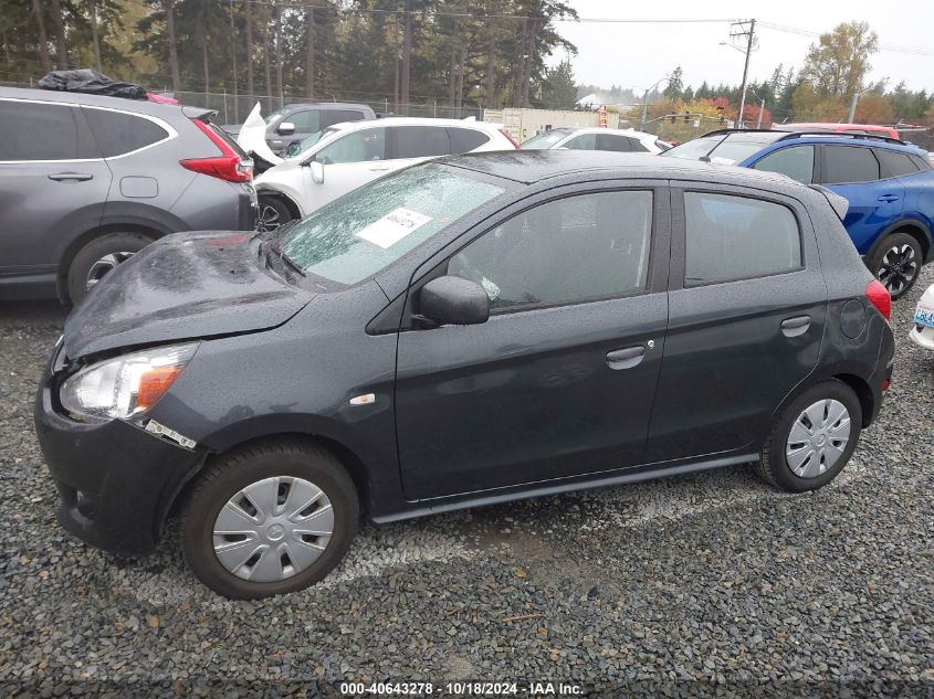 2015 Mitsubishi Mirage De/Rf VIN: ML32A3HJ4FH007003 Lot: 40643278