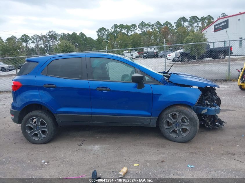 2021 Ford Ecosport S VIN: MAJ3S2FE6MC441342 Lot: 40643294