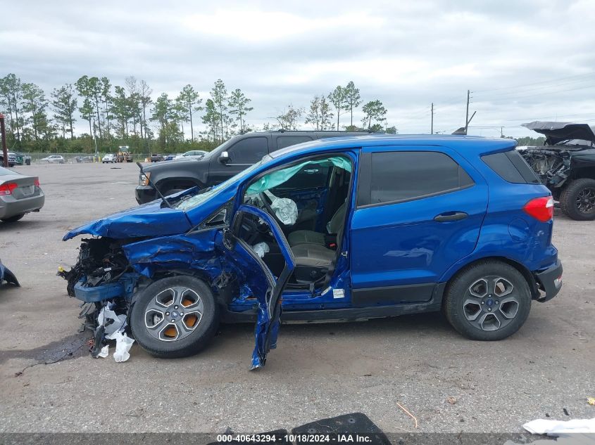 2021 Ford Ecosport S VIN: MAJ3S2FE6MC441342 Lot: 40643294