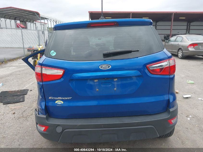 2021 Ford Ecosport S VIN: MAJ3S2FE6MC441342 Lot: 40643294