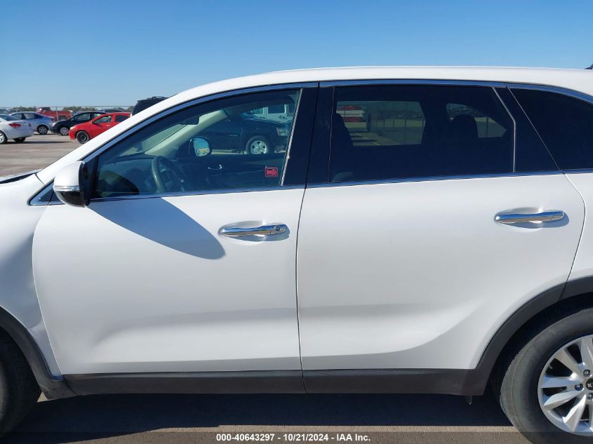 2019 Kia Sorento 3.3L Lx VIN: 5XYPG4A50KG485555 Lot: 40643297