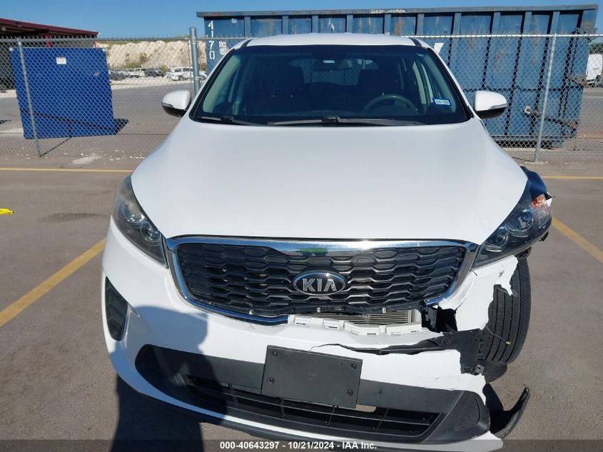 2019 Kia Sorento 3.3L Lx VIN: 5XYPG4A50KG485555 Lot: 40643297