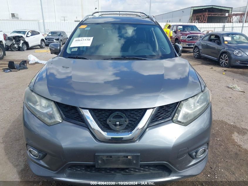 2015 Nissan Rogue Sl VIN: 5N1AT2MV8FC859448 Lot: 40643330