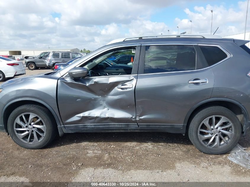 2015 Nissan Rogue Sl VIN: 5N1AT2MV8FC859448 Lot: 40643330