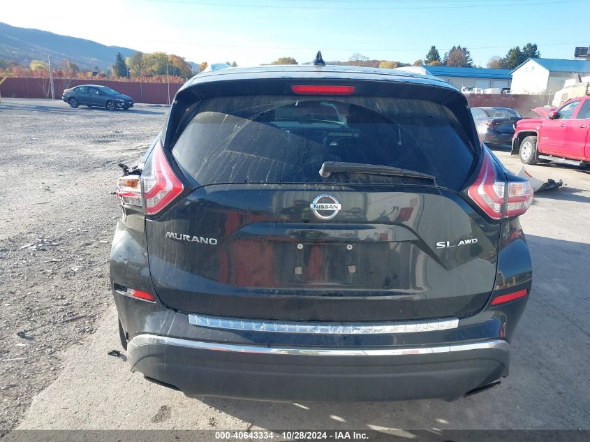 2017 Nissan Murano S/Sl/Sv/Platinum VIN: 5N1AZ2MH3HN192417 Lot: 40643334