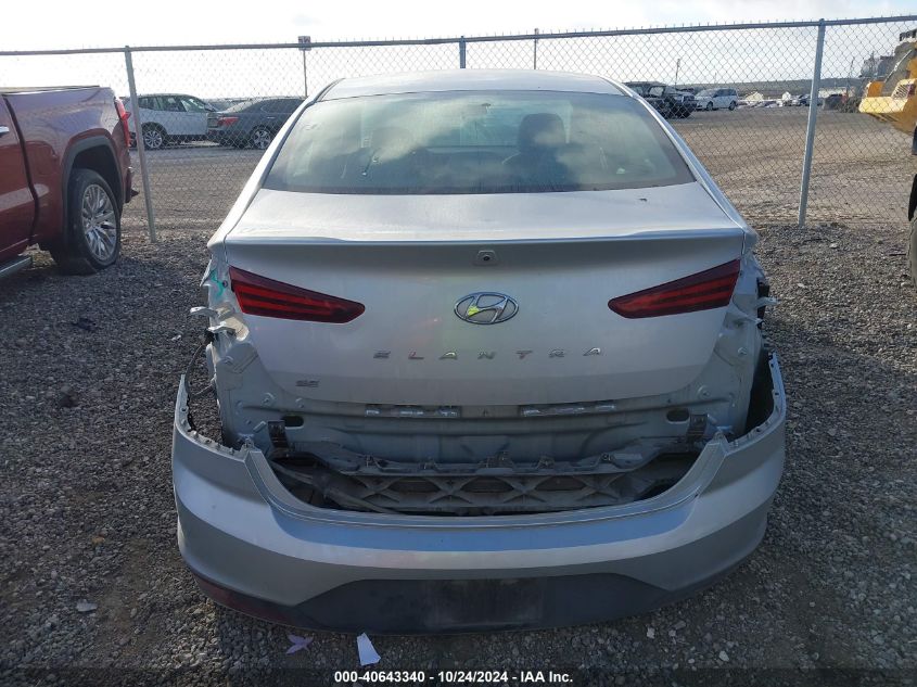 2019 HYUNDAI ELANTRA SE - 5NPD74LFXKH493082