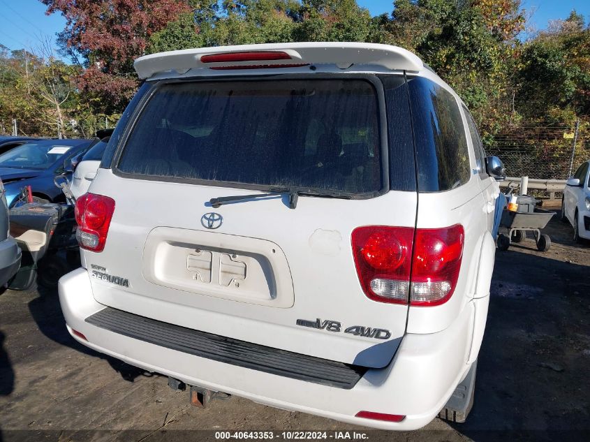 2007 Toyota Sequoia Limited V8 VIN: 5TDBT48A37S285708 Lot: 40643353