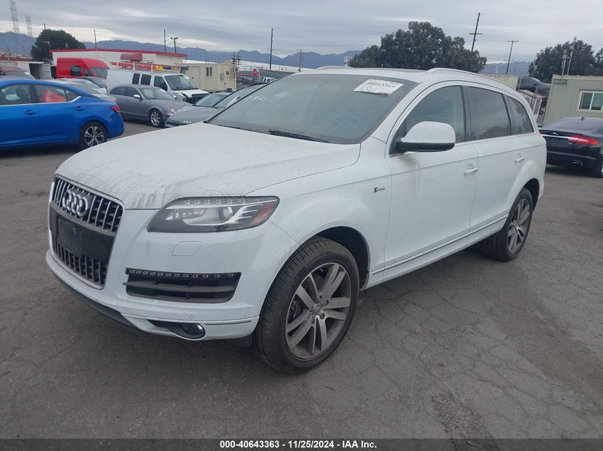 Vin: wa1lgafe8fd006237, lot: 41132508, audi q7 3.0t premium 20152