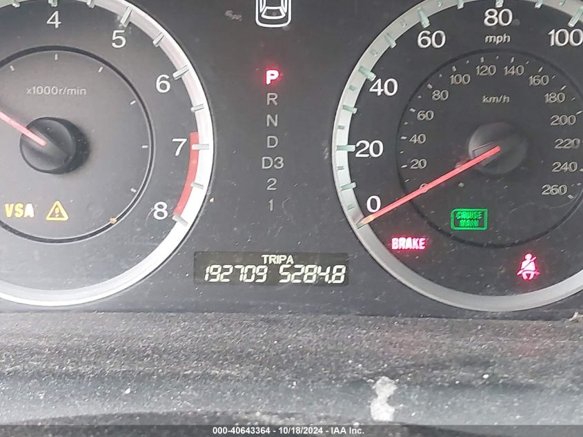 2010 Honda Accord 2.4 Lx-P VIN: 1HGCP2F40AA092450 Lot: 40643364