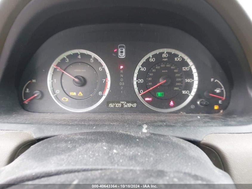 2010 Honda Accord 2.4 Lx-P VIN: 1HGCP2F40AA092450 Lot: 40643364