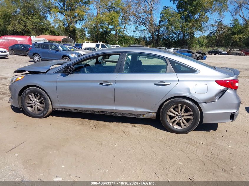 2016 Hyundai Sonata Se VIN: 5NPE24AF3GH275899 Lot: 40643377