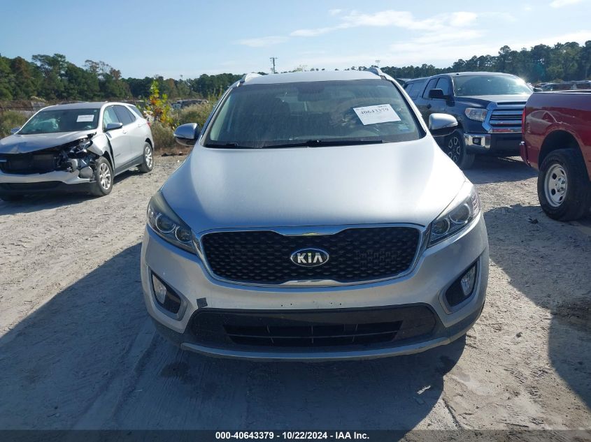 2016 Kia Sorento 2.0T Ex VIN: 5XYPHDA15GG017743 Lot: 40643379