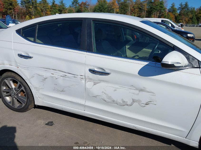 2017 Hyundai Elantra Limited VIN: 5NPD84LF8HH006189 Lot: 40643459