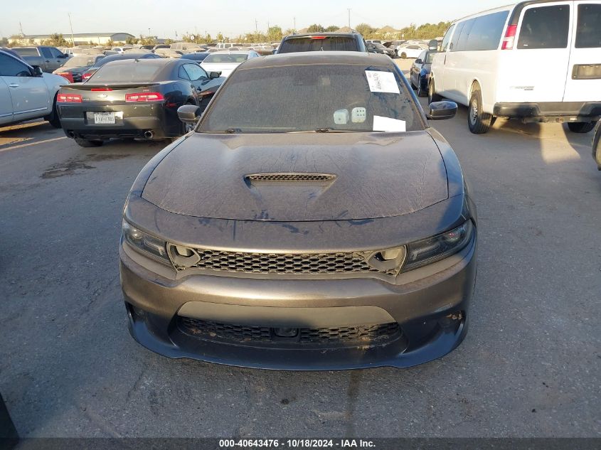 2019 Dodge Charger Scat Pack Rwd VIN: 2C3CDXGJ0KH737050 Lot: 40643476