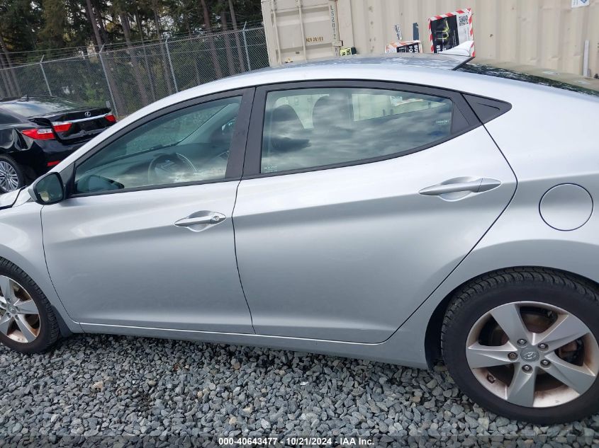 2013 Hyundai Elantra Gls/Limited VIN: 5NPDH4AE9DH282059 Lot: 40643477