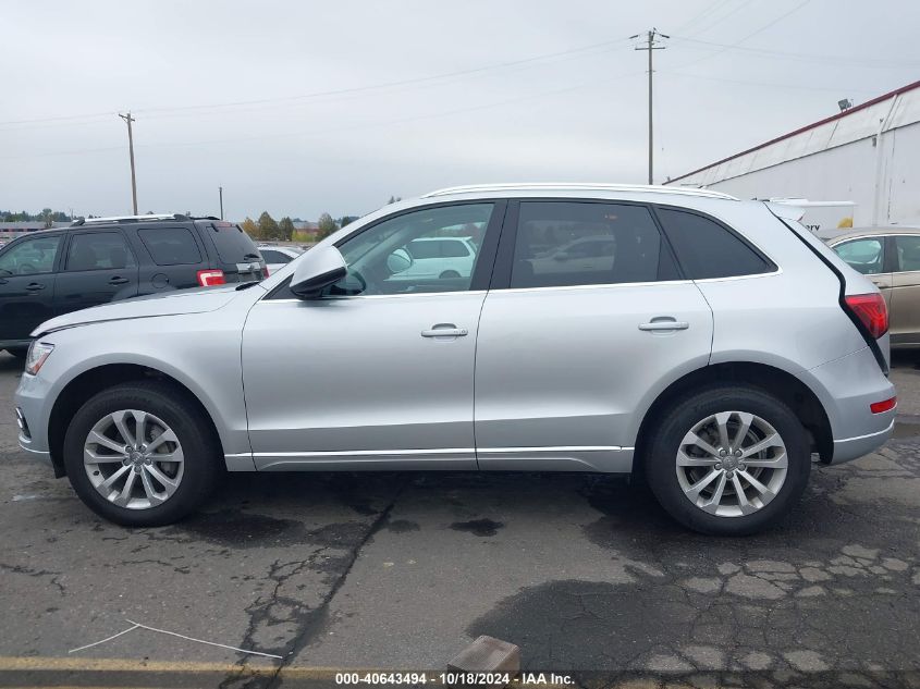 2014 Audi Q5 2.0T Premium VIN: WA1LFAFP2EA013432 Lot: 40643494