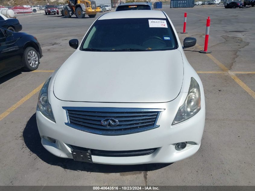 2013 Infiniti G37 Journey VIN: JN1CV6AP5DM723700 Lot: 40643516