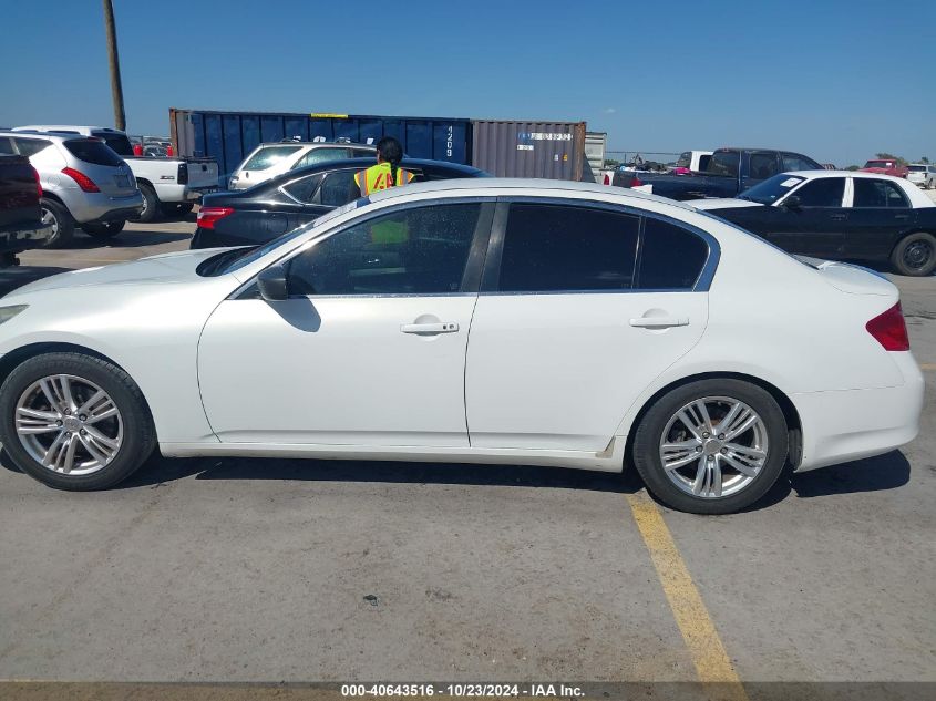 2013 Infiniti G37 Journey VIN: JN1CV6AP5DM723700 Lot: 40643516